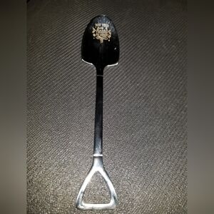 'May Your Heart Be Merry' Silver Shovel/spoon with Floral Accents.